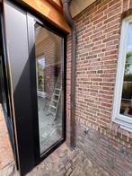 Aluminium Kozijn Zwart, Doe-het-zelf en Verbouw, Kozijnen en Schuifpuien, Ophalen, Raamkozijn, 150 tot 225 cm, Inclusief glas