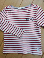 SISSY-BOY t- shirt beige rood streep maat 98 - 104, Sissy Boy, Ophalen of Verzenden, Zo goed als nieuw, Shirt of Longsleeve