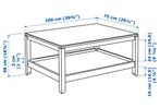Ikea Havsta salontafel, Ophalen, Gebruikt, 100 tot 150 cm, 50 tot 100 cm