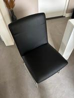 Goossens eetkamerstoelen zwart (4x) - zo goed als nieuw!, Ophalen, Zwart, Zo goed als nieuw, Vier