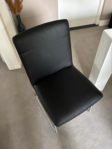 Goossens eetkamerstoelen zwart (4x) - zo goed als nieuw! beschikbaar voor biedingen
