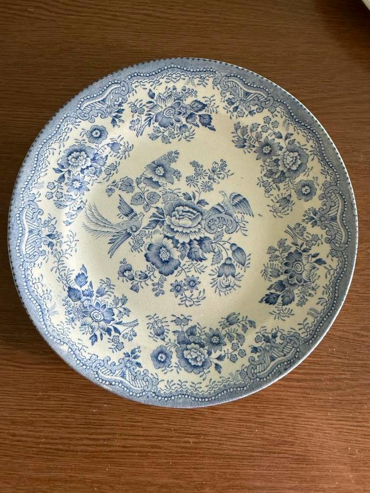 Antiek Asiatic Bord Fazant Motief, Antiek en Kunst, Antiek | Wandborden en Tegels, Ophalen of Verzenden