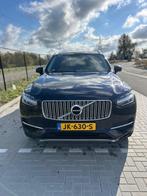 Volvo XC90 2.0 T8 Twin Engine AWD Pi-hy AUT 2016 Blauw, Auto's, Volvo, Beige, 1969 cc, 7 stoelen, USB