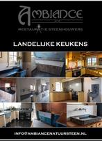 Antieke gootsteen pompbak wasbak hardsteen keukens landelijk, Huis en Inrichting, Ophalen, Nieuw, 25 tot 50 cm, Minder dan 100 cm