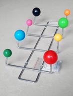 Kleurrijke Vintage Kapstok - Hip Design, Gebruikt, Minder dan 100 cm, Metaal, Ophalen