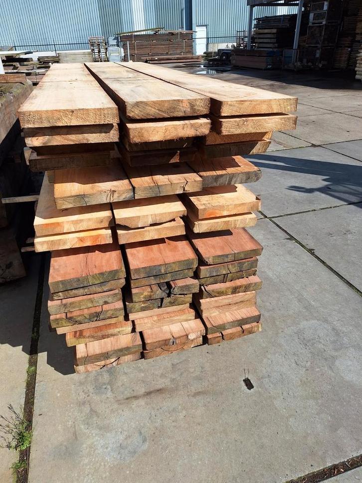 30cm brede hardhouten  planken  vensterbank  wandplank, Doe-het-zelf en Verbouw, Hout en Planken, Gebruikt, Plank, Ophalen