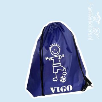 Gepersonaliseerde tas met naam en afbeelding € 12,95 beschikbaar voor biedingen