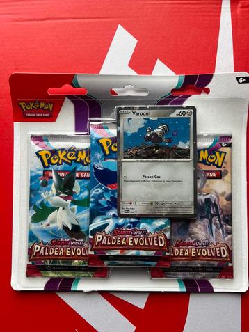 Pokemon 3- Pack Bliser Paldea Evolved.