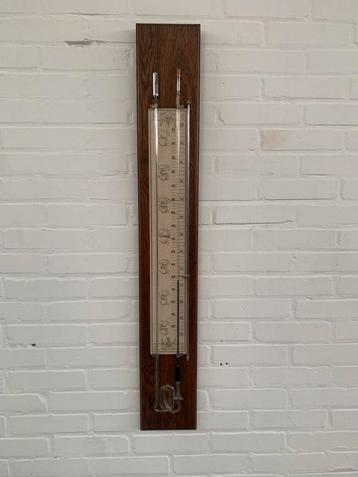 Barometer mooie eikenhouten weerstation barometer . beschikbaar voor biedingen