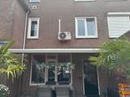 Elektrische zonneluifel, Tuin en Terras, Zonneschermen, Ophalen, Gebruikt, Knikarmscherm