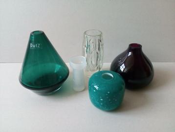 Vazen glas.Villeroy&boch/Dutz/SKLO enz.Verschillende prijzen beschikbaar voor biedingen