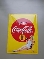 Coca-Cola reclame sign, Reclamebord, Ophalen of Verzenden, Zo goed als nieuw