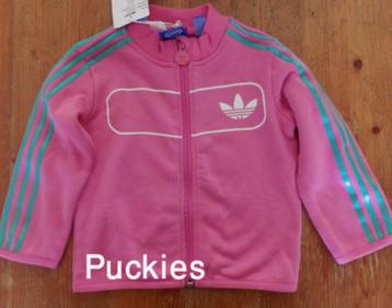 Roze Adidas sweatvest maat 80 *NIEUW*  beschikbaar voor biedingen