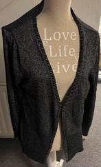 Zwart vest met glitter, Ophalen of Verzenden, Zo goed als nieuw, Zwart