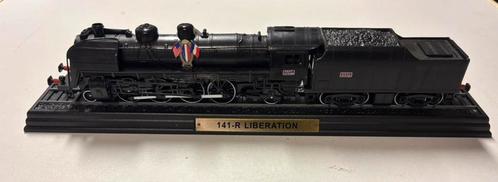 B40-303 ATLAS 141R statische locomotief, 466 SNCF Libération, Hobby en Vrije tijd, Modeltreinen | H0, Zo goed als nieuw, Locomotief