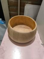 Houten schaal, Huis en Inrichting, Woonaccessoires | Schalen en Manden, Gebruikt, Schaal, Rond, Ophalen of Verzenden