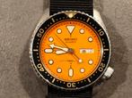 Vintage Seiko 7548-700C oranje quartz duikershorloge, Ophalen of Verzenden, Staal, Seiko, 1960 of later