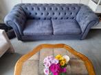 Twee Newport driepersoons banken in Chesterfield stijl, Ophalen, Overige materialen, Gebruikt, Minder dan 75 cm