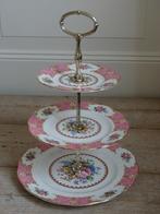 1x Etagère, Engels, Royal Albert, LADY CARLYLE, puntgaaf