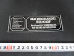 sticker veenendaal machinehandel beukhof, Ophalen, Zo goed als nieuw