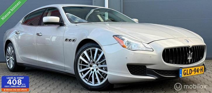 Maserati Quattroporte 3.0 S Q4 Pano.dak/Leder/19"/Elektr.pak, Auto's, Maserati, Bedrijf, Te koop, Quattroporte, 4x4, ABS, Airbags