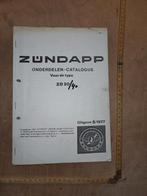 Zündapp zd20, ZD40 Onderdelen catalogus, Ophalen of Verzenden, Gebruikt