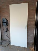 Opdekdeuren wit en zwart, Ophalen, Gebruikt, 80 tot 100 cm, Binnendeur