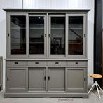 Grote Stijlvolle Buffetkast – Kleisteen Mat – Zwarte, Huis en Inrichting, Kasten | Buffetkasten, 200 cm of meer, Nieuw, Ophalen of Verzenden