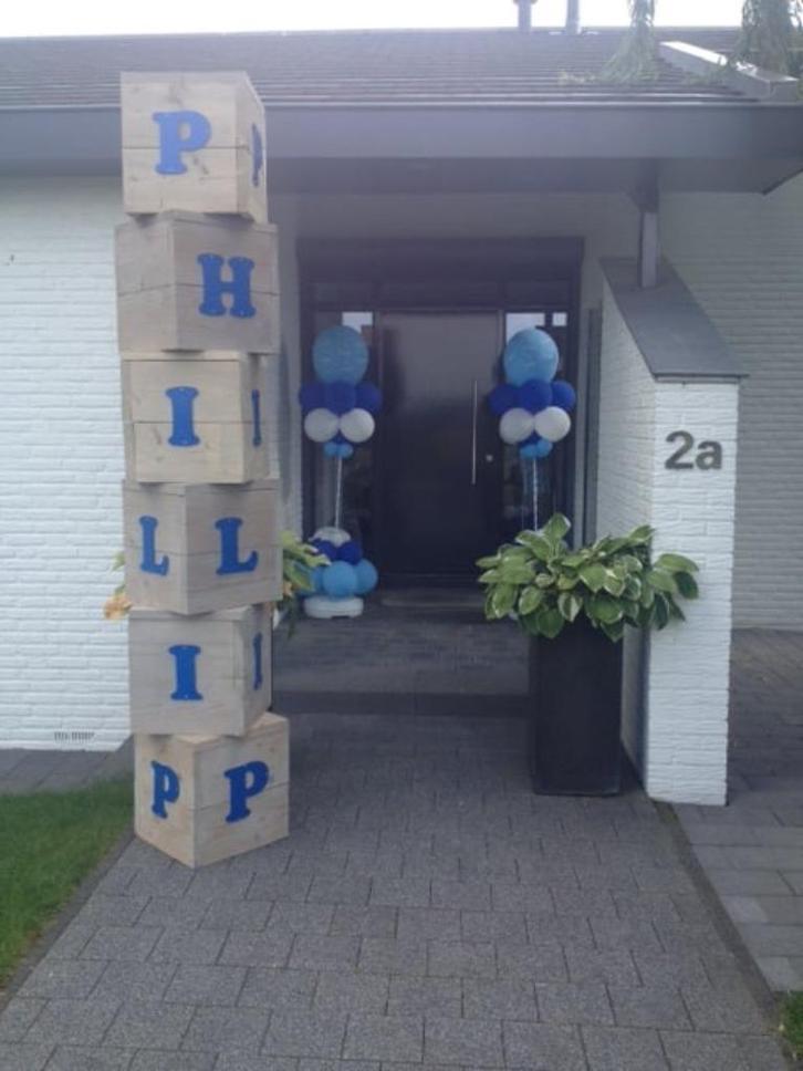 geboortetoren, Kinderen en Baby's, Kraamcadeaus en Geboorteborden, Gebruikt, Geboortebord, Ophalen