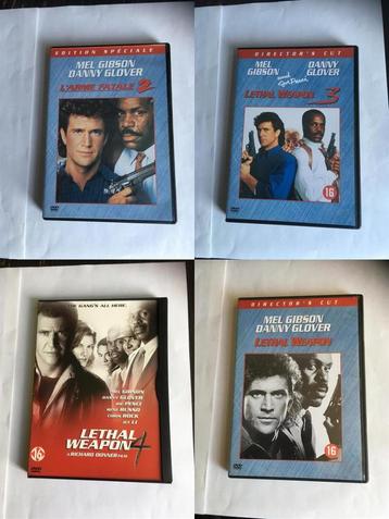 lethal weapon 1 2 3 4 dvd mel gibson collectie 1 t/m 4 beschikbaar voor biedingen