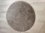 Rond fluffy vloerkleed, 50 tot 100 cm, Rond, Zo goed als nieuw, 50 tot 100 cm