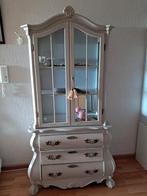 Queen ann kast buffetkast vitrinekast ophalen Delft!, Gebruikt, 150 tot 200 cm, Ophalen of Verzenden, 150 tot 200 cm