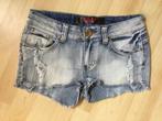 Blauwe jeansshort maat S, Ophalen of Verzenden, Zo goed als nieuw, Blauw, Kort