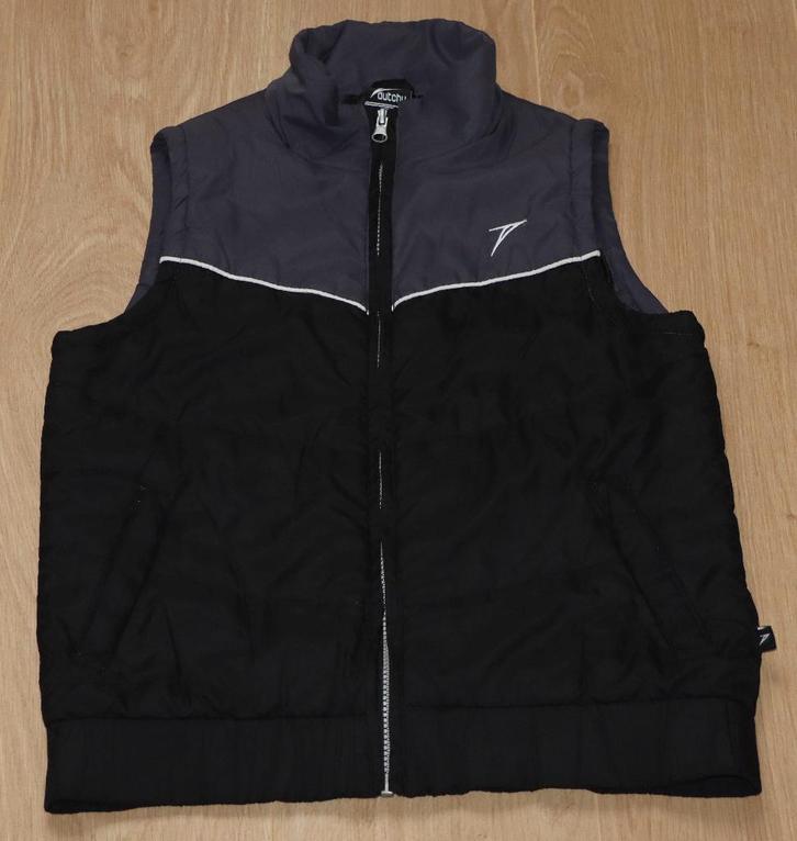 Dutchy bodywarmer ZGAN Maat 140 (Zwart/Grijs), Kinderen en Baby's, Kinderkleding | Maat 140, Zo goed als nieuw, Jongen of Meisje