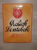 grolsch lentebok reclame bord, Ophalen of Verzenden, Nieuw, Reclamebord, Plaat of Schild, Grolsch