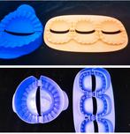 4 Tupperware Deegvormp Empanada dumpling Pasteitje Ravioli, Ophalen, Zo goed als nieuw, Blauw, Overige typen