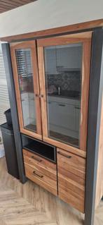 De Bommel Vitrinekast, Huis en Inrichting, Kasten | Vitrinekasten, Ophalen, Gebruikt, 100 tot 150 cm, 150 tot 200 cm