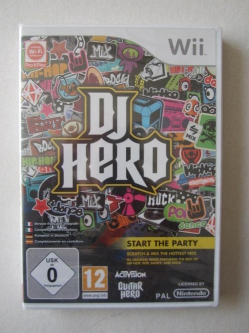 DJ Hero Nintendo Wii, Spelcomputers en Games, Games | Nintendo Wii, Nieuw, Muziek, 1 speler, Vanaf 12 jaar, Ophalen of Verzenden