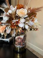 Woonwagen vaas met kunstbloemen opgemaakt, Ophalen of Verzenden, Nieuw