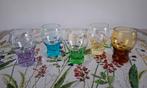 Set van 5 gekleurde glaasjes, Ophalen of Verzenden