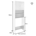 Kasten, Cupboard , washing machine cupboard, Ophalen of Verzenden, Zo goed als nieuw