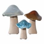 Decoratie Paddenstoelen keramiek set van 3, Helene Livingstyle, Enschede, Verzenden, 7531TJ
