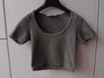 Erg mooie Stradivarius meisjes dames crop top hemdje shirt S, Ophalen of Verzenden, Zo goed als nieuw, Korte mouw, Maat 36 (S)