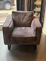 Velourrstof loungestoel, Huis en Inrichting, Stoelen, Ophalen, Veloursstof, Zo goed als nieuw, Eén