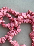 Watermeloen Roze Kralen - Chips Steen 7-10mm - 50 stuks, Kraal, -, Verzenden, -
