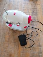 Kinder Naaimachine met Koffer vol Stoffen, Ophalen of Verzenden, Gebruikt, Naaimachine, Overige merken