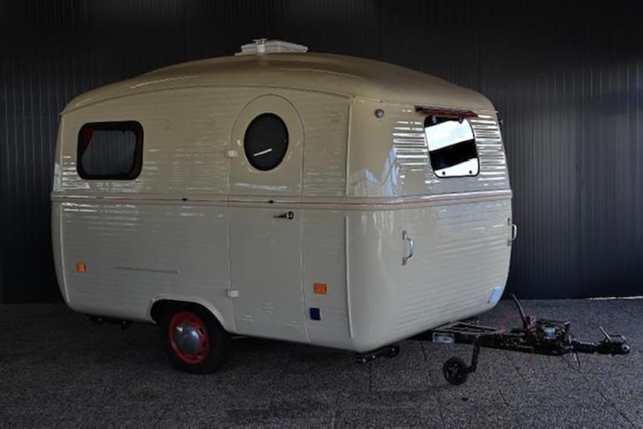 Westfalia Caravan type 310-4 uit bouwjaar 1961, Caravans en Kamperen, Caravans, Bedrijf, tot en met 2, 750 - 1000 kg, Treinzit