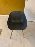 4x Kuipstoelen - Groen & Grijs - Eetkamerstoelen, Huis en Inrichting, Kunststof, Gebruikt, Ophalen of Verzenden, Vier