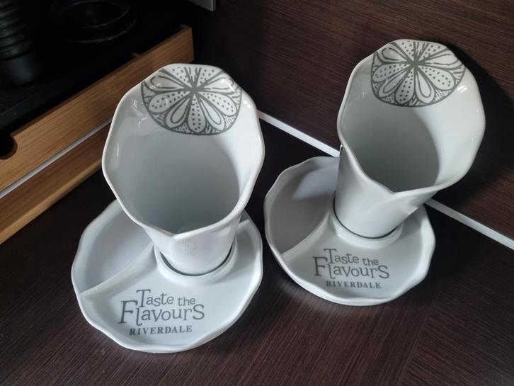 Riverdale Bordjes, Schaaltjes & Etagère - 5 stuks, Huis en Inrichting, Keuken | Servies, Zo goed als nieuw, Bord(en), Overige stijlen