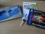 staedtler aquarel stiften en potloden met toebehoren, Ophalen of Verzenden, Zo goed als nieuw, Overige thema's
